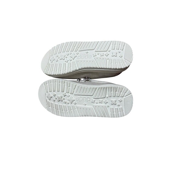 Hey Dude Wally Youth Off White Patriotic 12C New - Picture 10 of 13